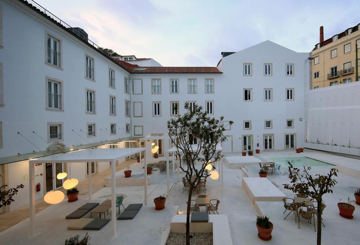 Lisbon hotel converted from a convent in Alfama one of the best places to stay in Lisbon Portugal